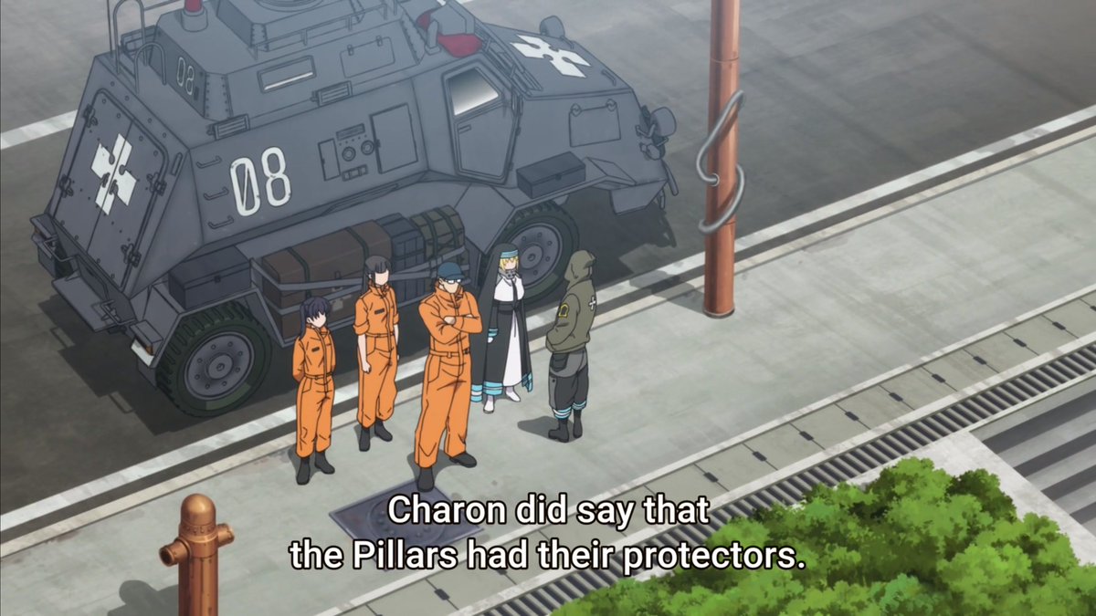 YumeTokoyo's tweet photo. Company 8 is Shinra's protector! Best protector group! 💕 

#FireForce_anime #fireforce #fireforceS2 #EnennoShouboutai https://t.co/bc6TXIJ2Zl
