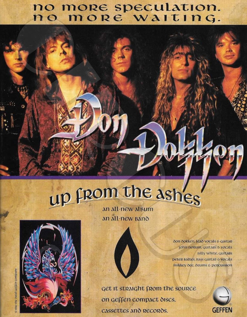 ドン・ドッケン アップ・フロム・ジ・アッシェズ バンドスコア