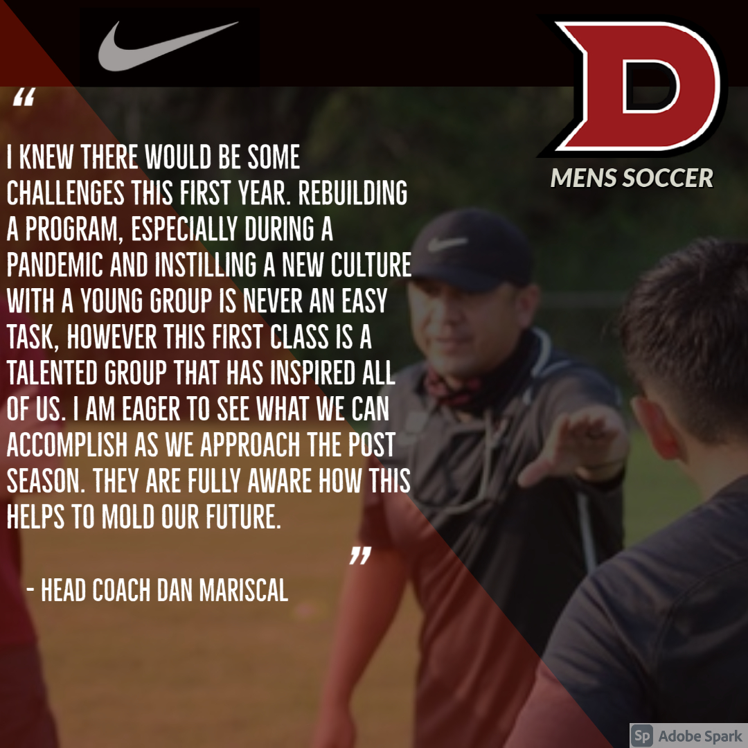 dccsports.com/sports/msoc/20…
<a href="/DCCSports/">DCC Athletics</a> <a href="/dan_mariscal/">Dan Mariscal</a>
