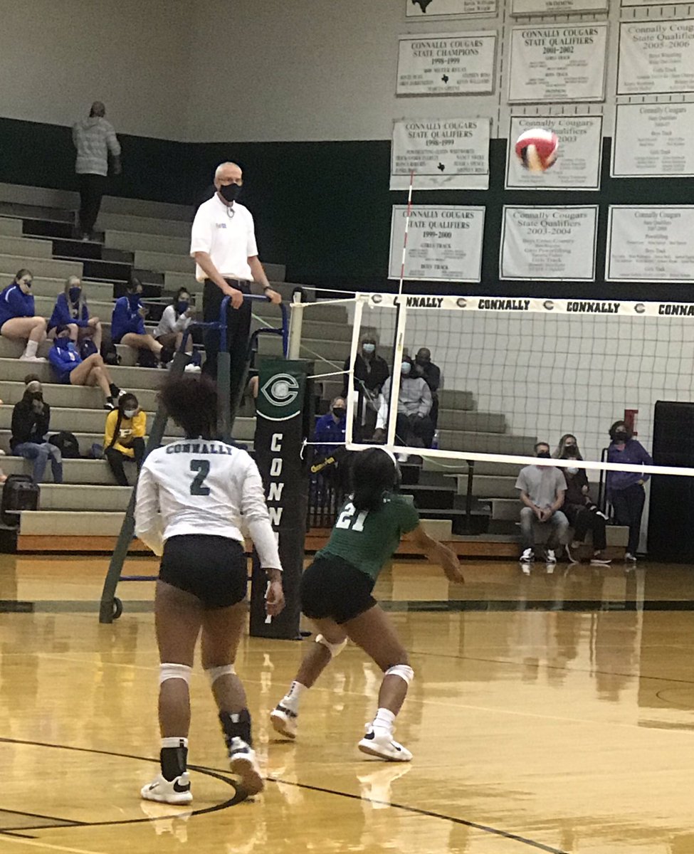 CHS <a href="/chsVBdigdeep/">ConnallyHSVB</a> Women defeat PHS! <a href="/PfISDAthletics/">PfISD Athletics</a> <a href="/JBConnallyHS/">Connally High School</a> #embracethejourney