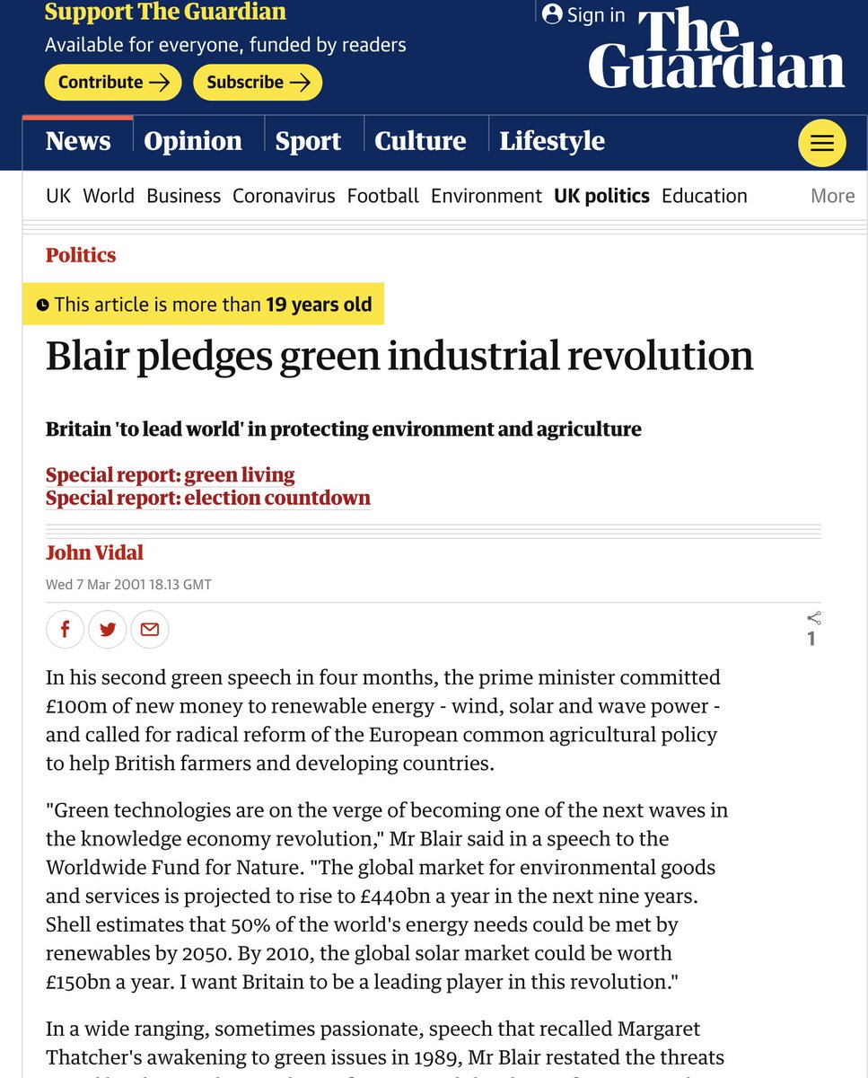 RLB is claiming that Rishi stole the name 'Green Industrial Revolution' "from us". "That was ours first," she insists without mentioning the specific Labour person who coined it in the UK context...  #awkward