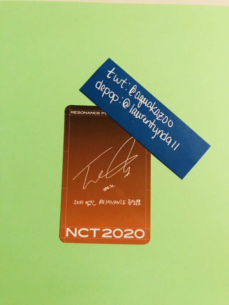 wonhosonrisa's tweet photo. WTT NCT 2020 Resonance Pt. 1 pcs

have: winwin past ver, taeil future ver
want: any xiaojun

usa only!

@ncttradingusa https://t.co/CIbyAGzjDq