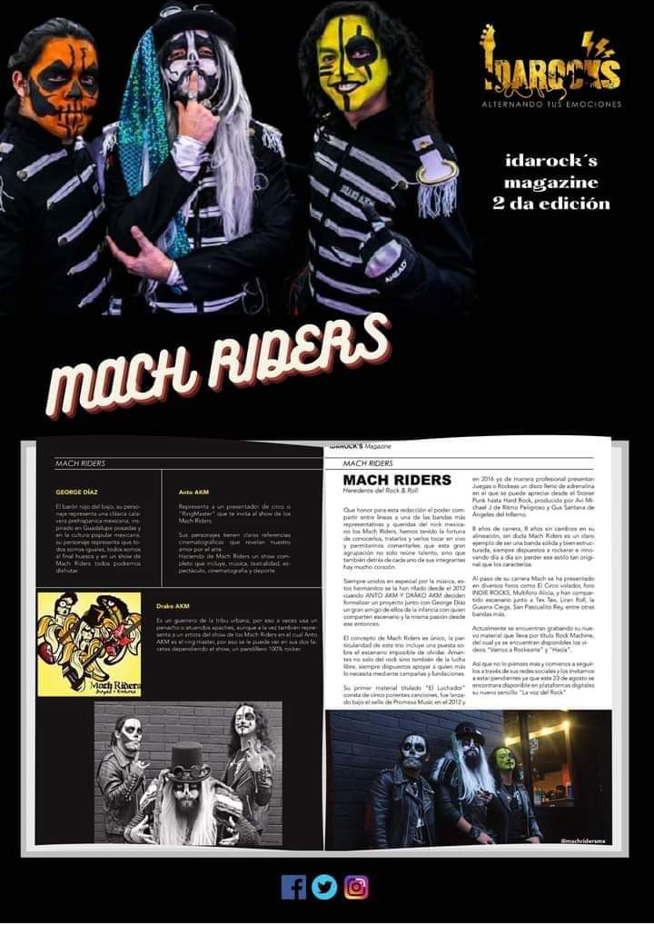 machridersmx's tweet photo. 🎂Mach Riders 8 años!!!
Gracias #Idarocks 2da edición, les enviamos un abrazo enorme 🐉💀👹
#MachRiders
#LosGuerrerosDelRock
#8Aniversario
#HaciendoLaDiferencia
#LosEfectivos https://t.co/w0uKf7hYxU
