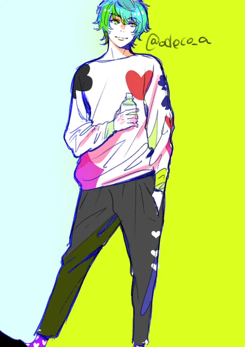 遅れ馳せながら…ヒロ山田さんジョージ誕絵落書き 