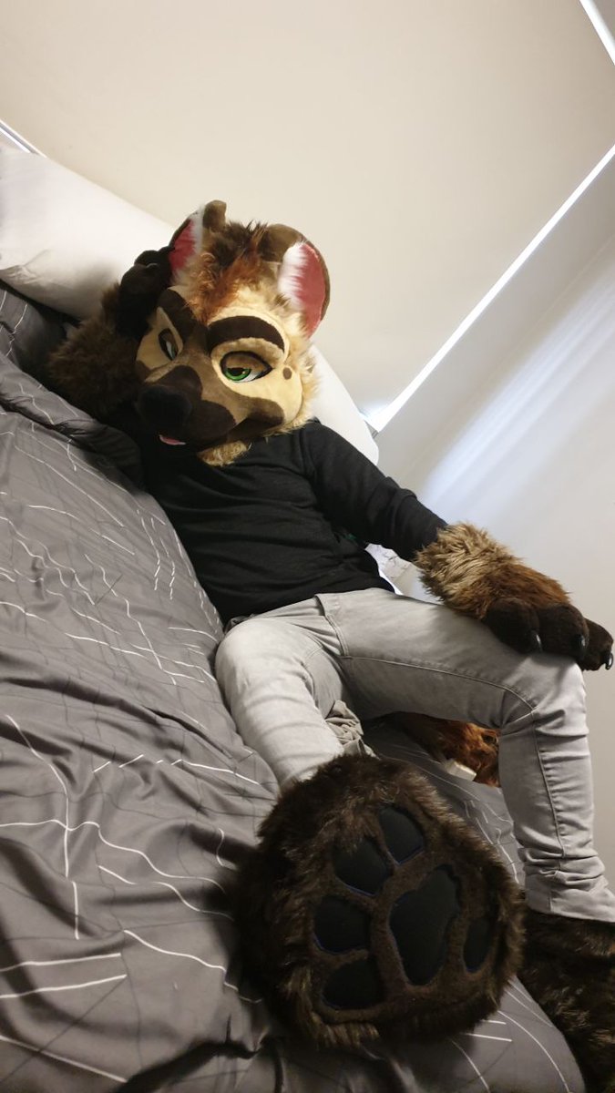 Helios @FurDU2025 (@helioshyena) on Twitter photo The boi has finally arrived!!
Of course, i had to do the obligatory bedroom eyes pic. Thanks <a href="/KaijuCostumes/">Mysterious Monster</a>
Hes perfecto!
📸 @newdlederg The boi has finally arrived!!
Of course, i had to do the obligatory bedroom eyes pic. Thanks <a href="/KaijuCostumes/">Mysterious Monster</a>
Hes perfecto!
📸 @newdlederg
