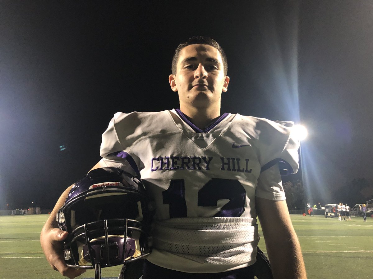 kminnicksports's tweet photo. Nick Arcaroli with three touchdown passes, two TD runs - all in first half - as Cherry Hill West moves to 4-0 with one-sided 49-6 win at Camden Catholic. The story in a few. Stay tuned. 🏈🏈

@CHWestAthletics @nickarcaroli https://t.co/Nz22Gvzi4F
