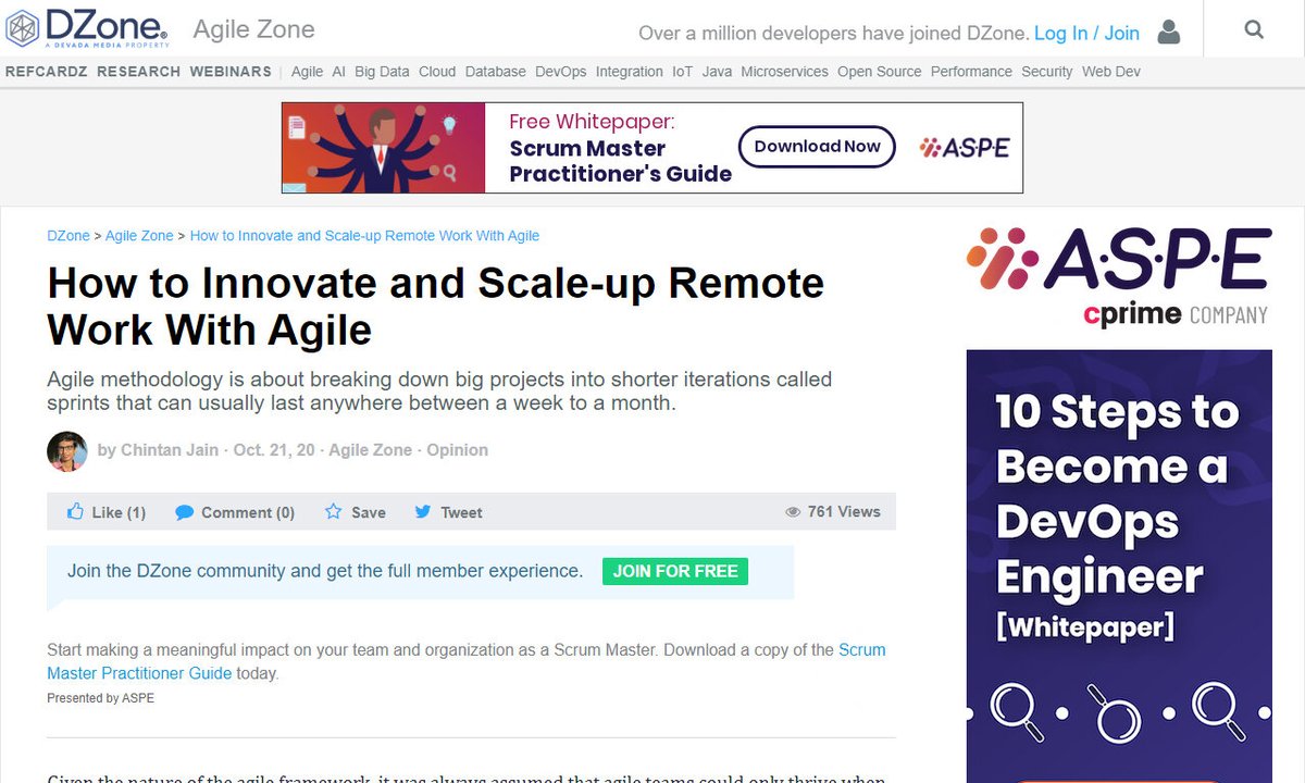 How to Innovate and Scale-up Remote Work With Agile
#goldenhours #work #time #tasks #agileframework #remotework
via @DZone
☛ https://t.co/45xscARI3h https://t.co/7uA5aOa8Ta