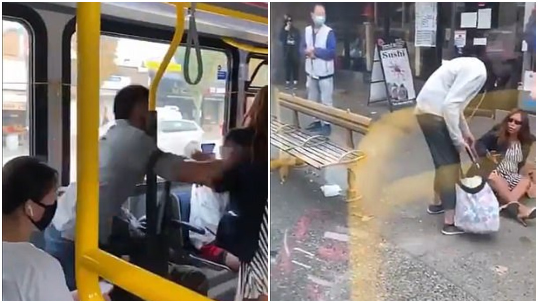 nmasforo's tweet image. Video: Avientan a mujer de un autobús luego de escupirle a un pasajero ow.ly/UjZV50C1qAT