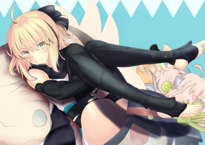 沖田さん描きましたー。いつかポニテの沖田さんも描きたいですね。
#FGO 