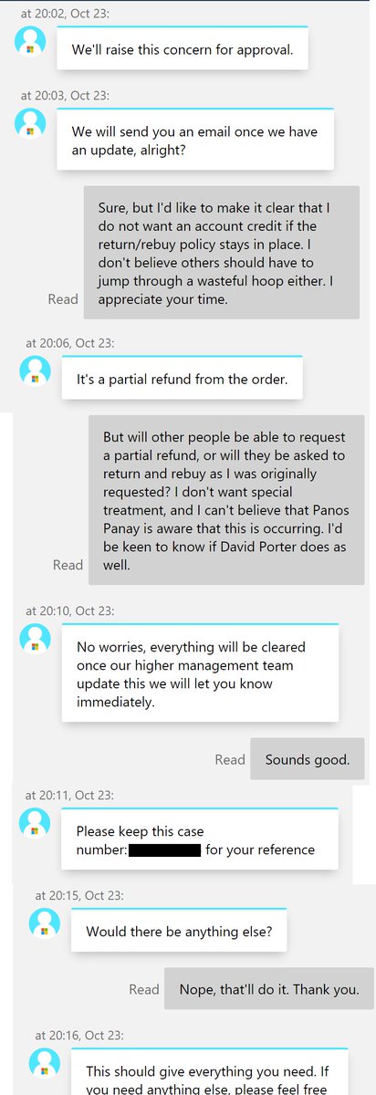 BradGroux's tweet image. Another update on my #Microsoft #SurfaceDuo @MicrosoftStore price difference/return debacle. They are going to "get back to me" after I raised concerns.