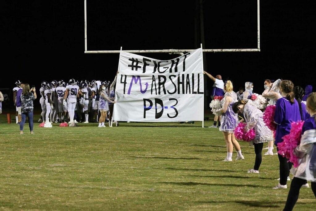 Northeast Louisiana Ambulance (@nelaems) on Twitter photo During tonight's game between Mangham and Rayville, a neutral theme on common ground: #Fight4Marshall
πΈ: <a href="/k104scoreboard/">Friday Night Scoreboard Show</a> During tonight's game between Mangham and Rayville, a neutral theme on common ground: #Fight4Marshall
πΈ: <a href="/k104scoreboard/">Friday Night Scoreboard Show</a>