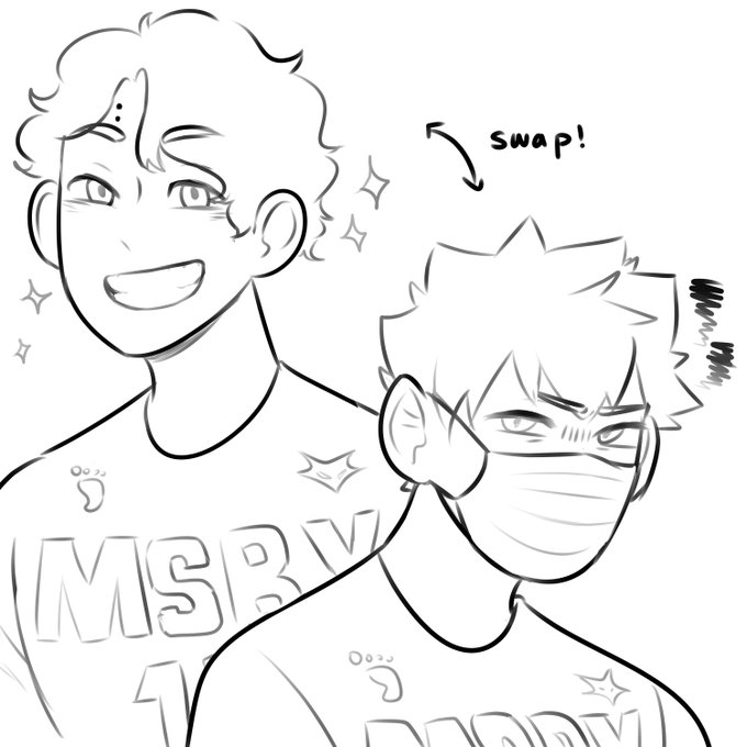 omihina personality swap from my insta live w/@sh_draws_ 