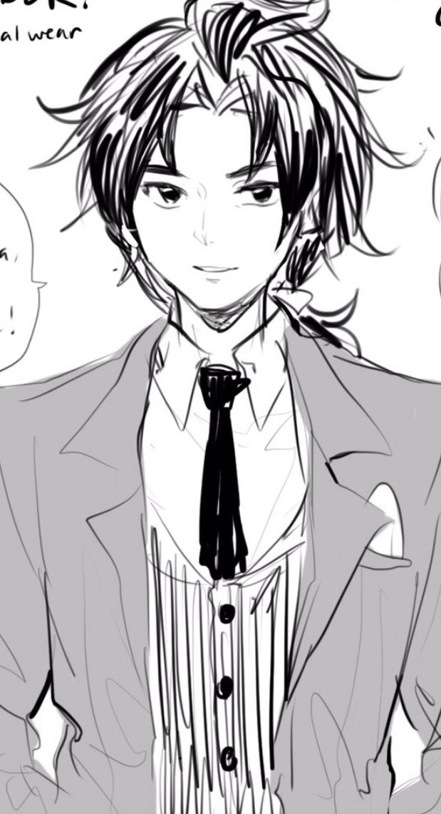 no new art really for main but uhhhhhhh im getting used to drawing cyrus on the side acc ?? im getting stronger.... 