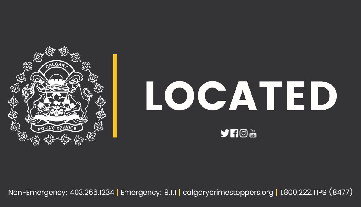 Missing boy located

Raphael GEBREMICHAEL, 12, who was previously reported missing, was located safe this evening by investigators. 
 
We would like to thank the media and the public for their assistance in this case. #yyc #calgary