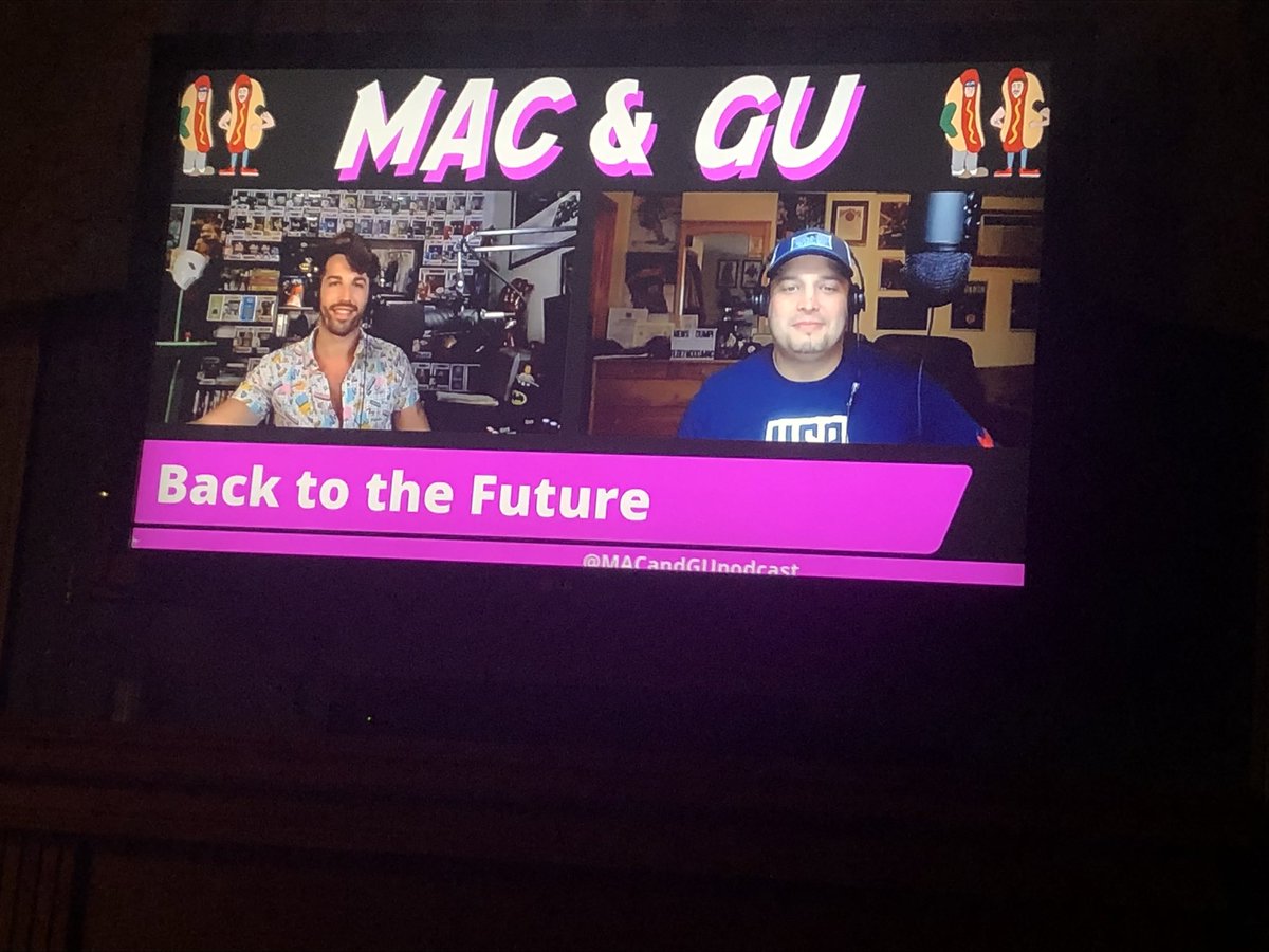 KatiePingree's tweet photo. The podcast that brings you friendship also brings me entertainment as I snuggle with the baby. I just have to not laugh too much and wake the sleeping baby! “Back to the Guture” brought me that realization 😄@MACandGUpodcast https://t.co/5JPhJPZEAn
