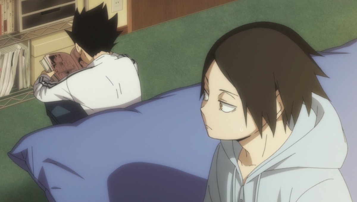 ~flashback that kuroo is thinking of~kenma just realizing he’s bored and being like “UGH fine wanna play volleyball”