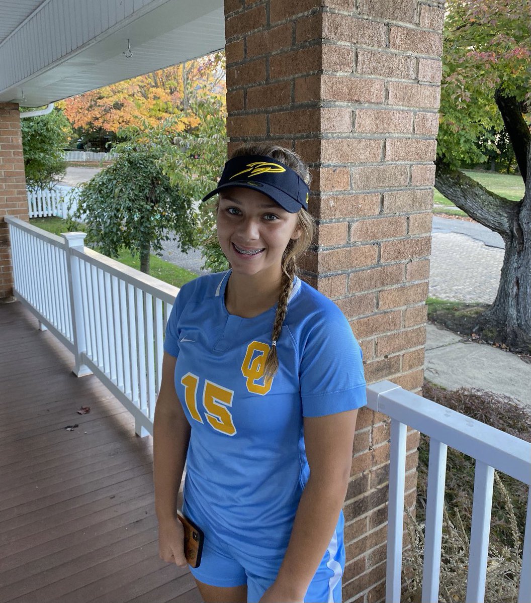 MaddieMckay2022's tweet photo. So EXCITED to announce my commitment to further my education and play D1 softball at Toledo University! Thank you to my family, coaches, &amp; teammates for their support along the way. #gorockets 💙💛🚀@ToledoSoftball @JoeAbraham1010 @Paige_McMenemy @16u_Garroway @FloSoftball https://t.co/rdTKSnVE8a