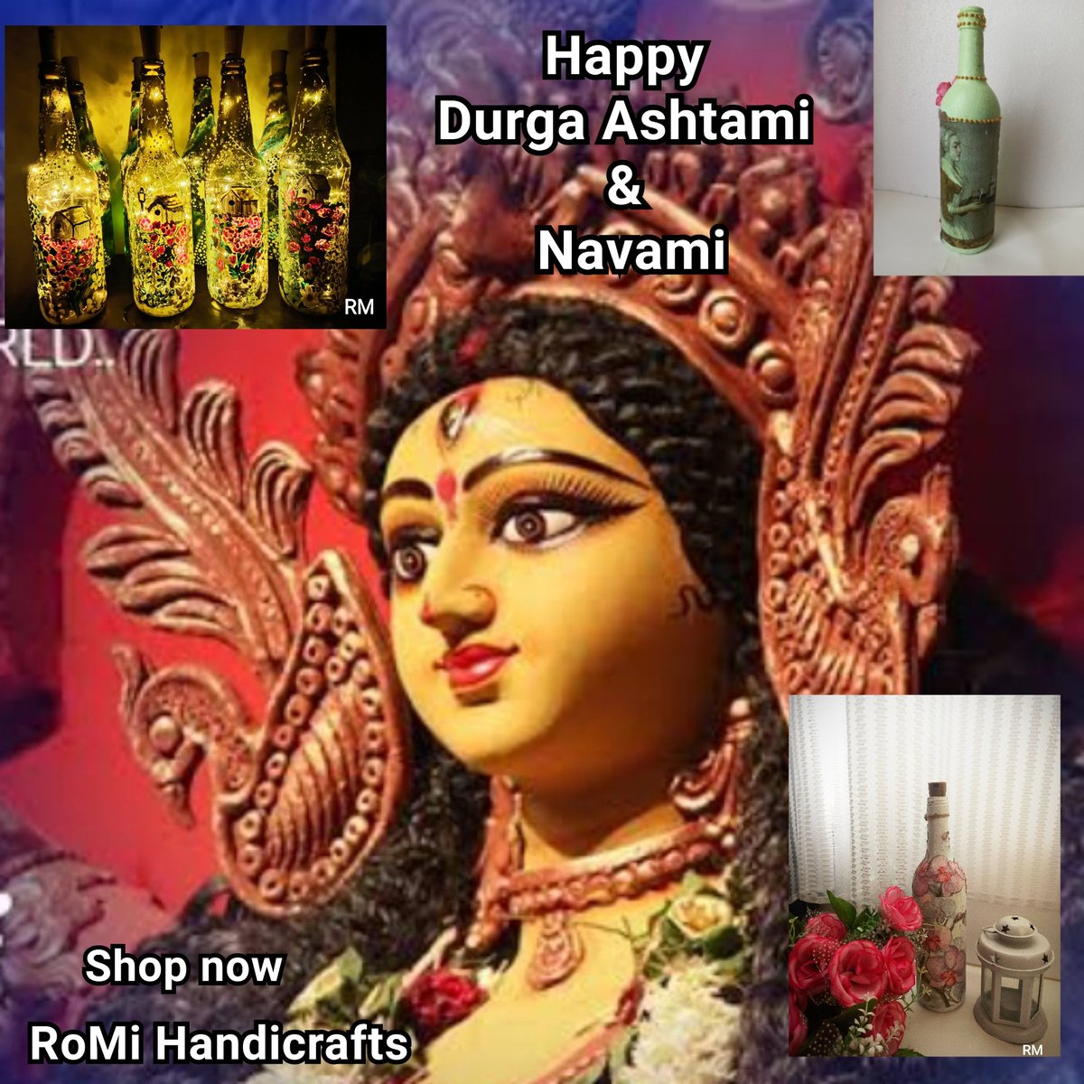 somoshree19's tweet photo. #DurgaAshtami #DurgaPuja2020 #romihandicrafts https://t.co/0dcCVRfkKZ