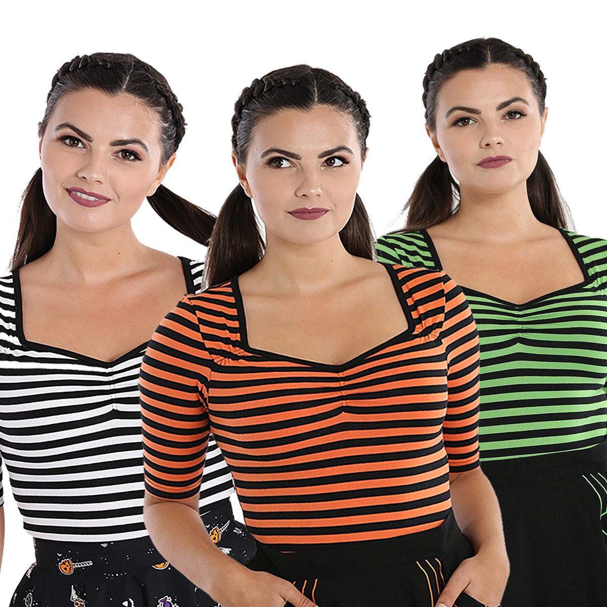 Back in stock and just in time for Halloween is the Hell Bunny Warlock top! : tigermilly.com/p_18577_hell-b…