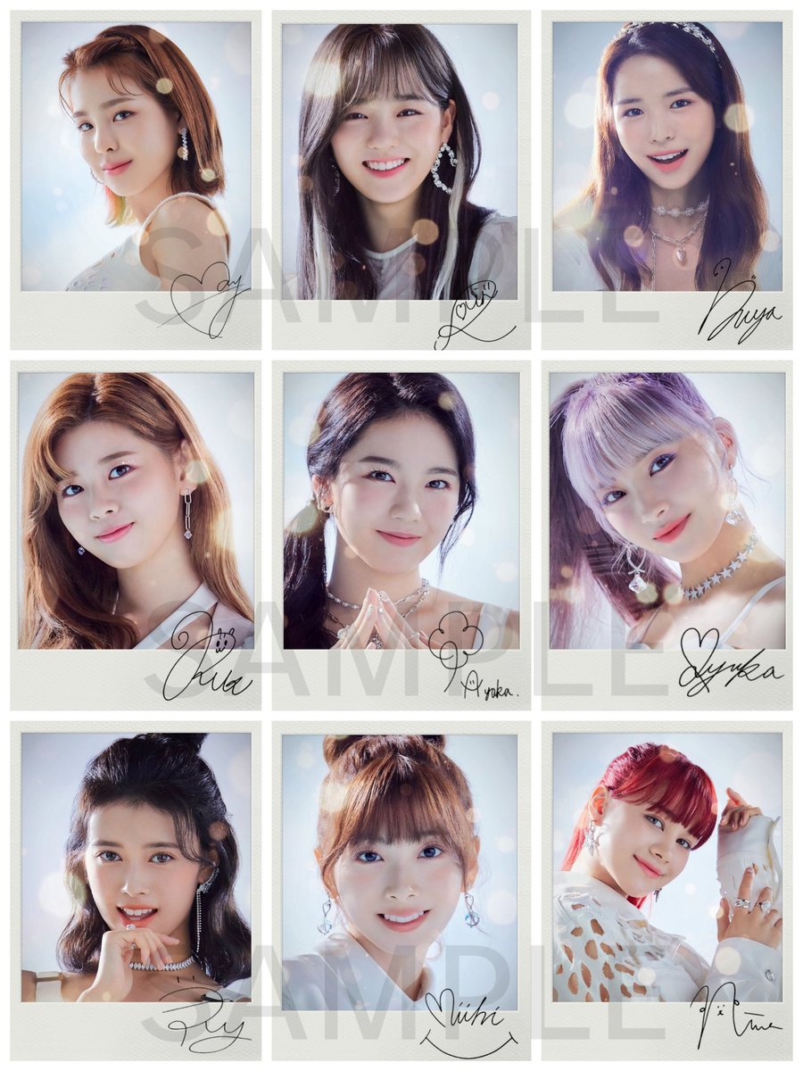 NiziU Step and Stepリオサイン入りチェキ