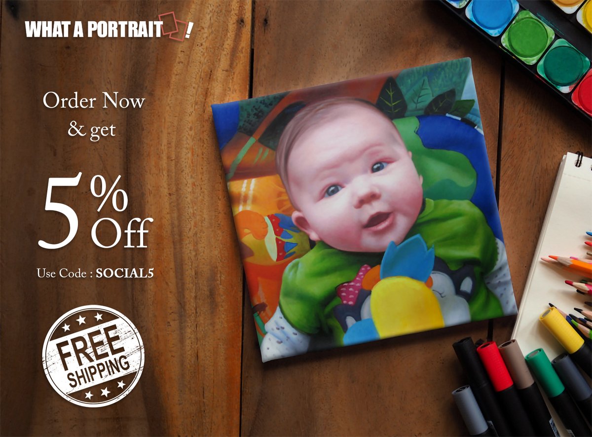 Order now and get 5% OFF on all your paintings and portraits. Hurry!
bit.ly/2kD4yMH
#oilpainting #portraitpainting #phototopainting