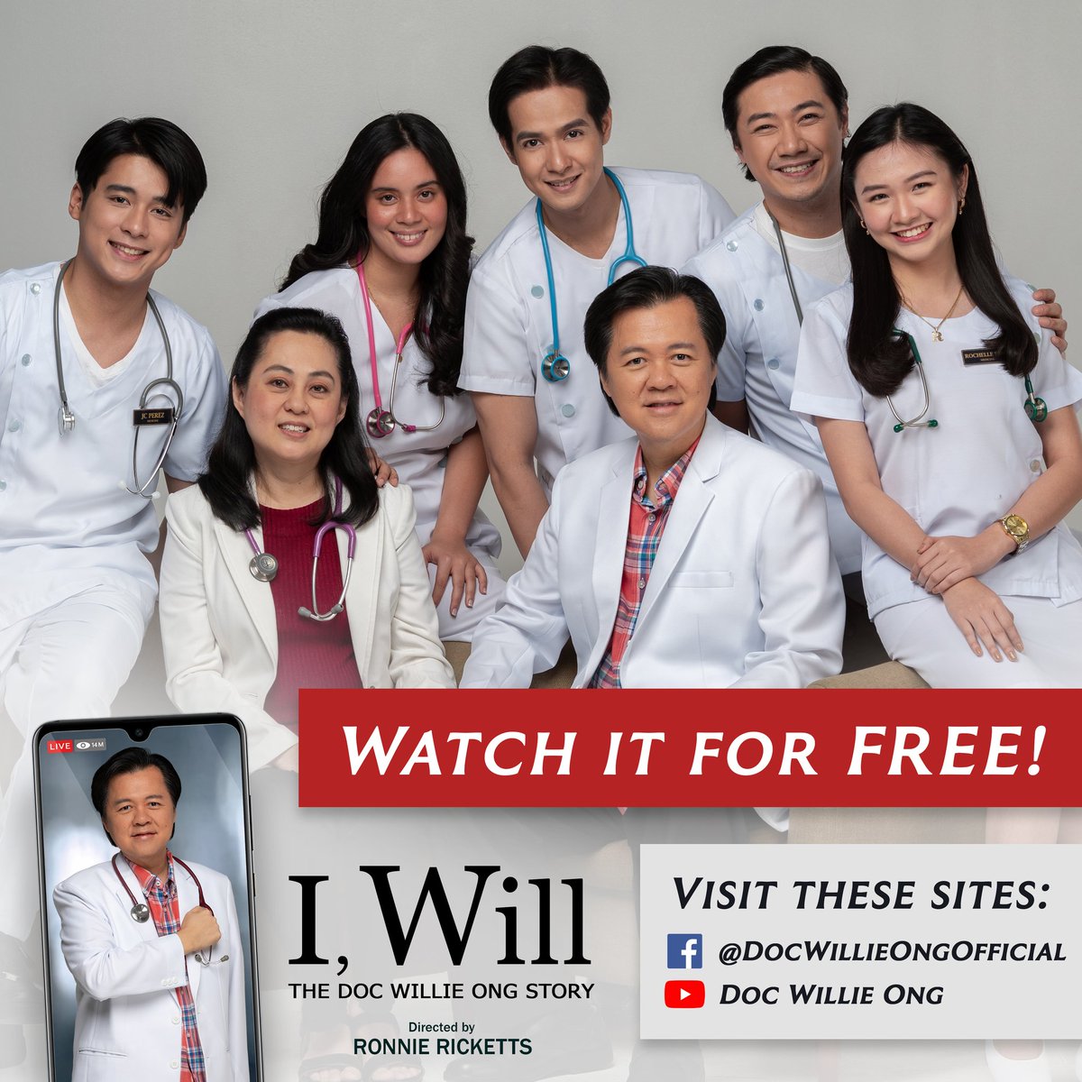 iamheroangeles's tweet photo. Namiss mo ba ang online movie premiere ng "I,Will"? Pwede mo pa din itong panoorin anytime, anywhere! Bisitahin lang ang FB at YT ni @DocWillieOng. Libre ito at maaari pang paulit-ulitin. Wag nang magpahuli pa, nood na! 💙 #iWill #TheDocWillieOngStory #DocWillieTheMovie https://t.co/IruHs5LFRr