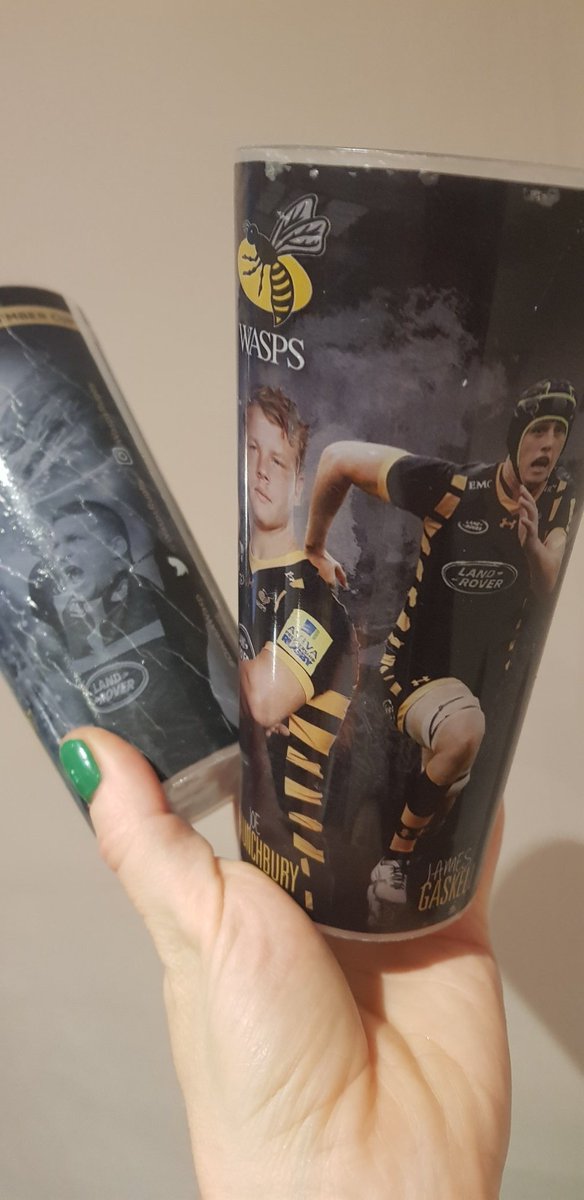 Getting excited for the rugby final today! #COYW #allezallezallezwaspswaspswasps! 

#GallagherPremFinal

But should we use the <a href="/joelaunch/">Joe Launchbury</a>
jamesgaskell mug or the <a href="/jimmygopps/">jimmy gopperth</a>? 

Sending all the positive vibes and drums and cheers  to the team!