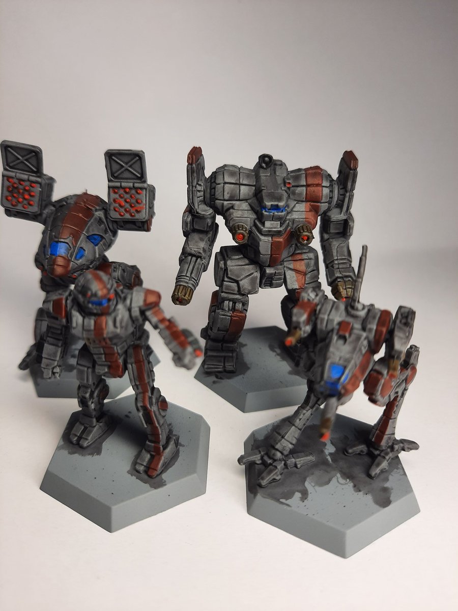SCWFrontLine's tweet image. Started work on the Mechs from Clan Invasion kickstarter