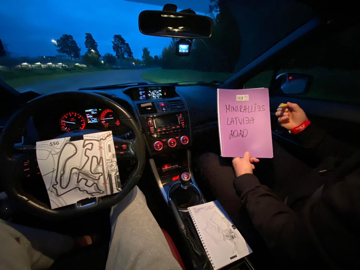 Un  <a href="/minirallijslv/">minirallijs</a> ar <a href="/uldisbriedis/">Uldis Briedis</a> var sākties. Asfalts, grants - seši ātrumposmi (23,22 km) vecajā, labajā <a href="/TraseBikernieki/">Biķernieku trase</a> .

#Minirallijs