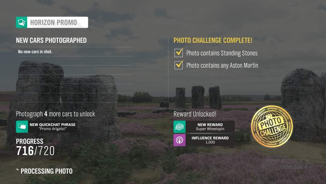 ForzaHorizon5UK's tweet photo. This weeks' photo challenge #royallingstones. Any Aston Martin at the stones!

Let's see your photos in the comments 👇🏼👇👇🏿 and don't forget to use the hashtag for a chance to be featured in the official streams by the lovely @itsCharleyytho &amp; the rest of the @ForzaHorizon team! https://t.co/N7J0WymWU3