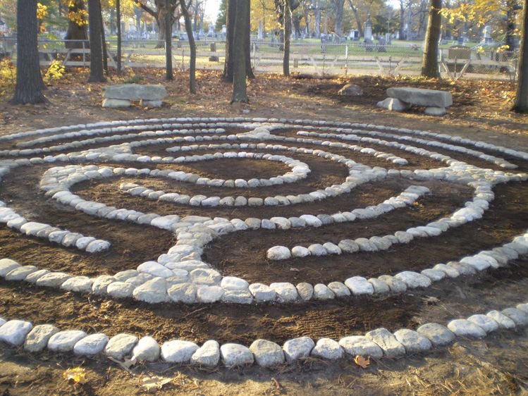 In spiritual practices, many write an intention before entering a labyrinth. As they walk in, they think about what they need to bring in to manifest the intention. As they walk out, they leave what doesn’t serve the highest purposes of the intention.