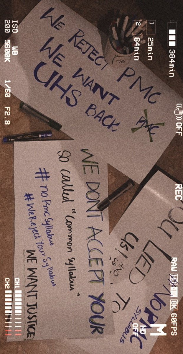 Nimrafayyazz's tweet photo. @emm37841 We have been in contact with press for todays protest
 guys  come to the protest against pmc
Today 
Bring your friends. Bring playcards
Saturday 11 am
Lahore Press Club
We don't accept unjust syllabus 
Lets fight this together!!!
#nopmcsyllabus #NoPmcSyllabus #NoPmcRegisteration https://t.co/DpjC9sfgCB