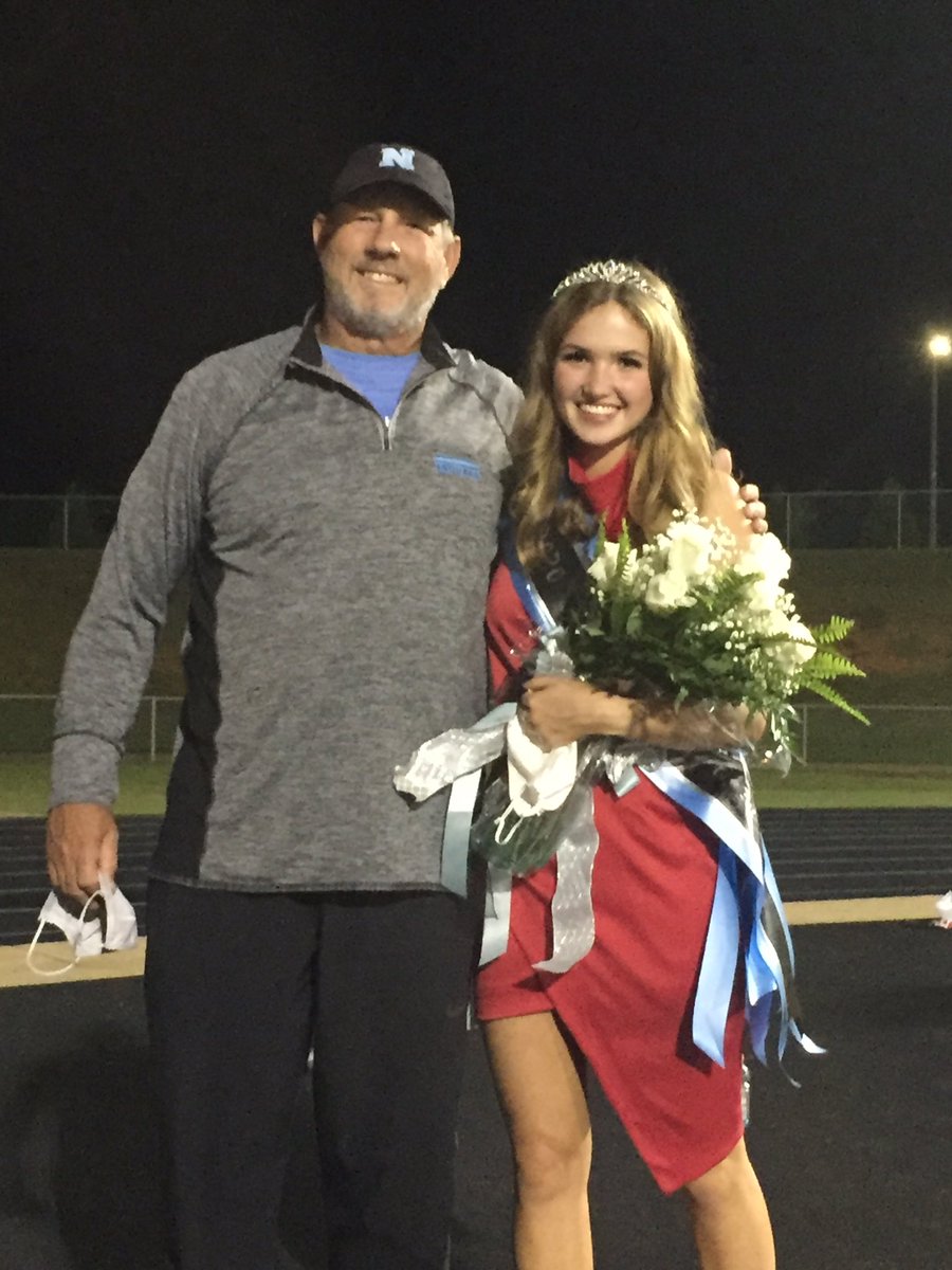 Congrats to a very deserving young lady. Homecoming Queen - Betsy Vise and she just happens to be a member of the Northridge Cross Country Team💙. Just lucky enough to be her coach😁.