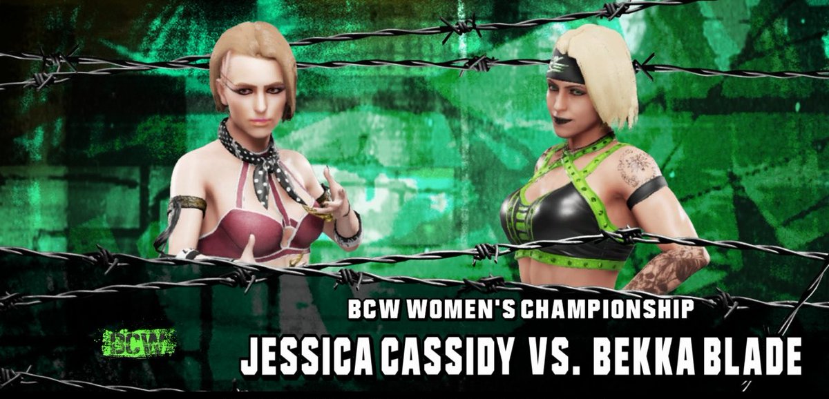 floydbanks2k26's tweet photo. #BekkaBlade, newly crowned #WomensChampion after defeating her sister for the #BCWDivasTitle disbanding the belt in favors of #WomensDivision. The Joshi from the Cobra Camp challenges another rival, #JessicaCassidy bringing new fire. #WWE2K19 #XboxShare #BCWUniverse #BCWMedia https://t.co/cpOaw1vYLG