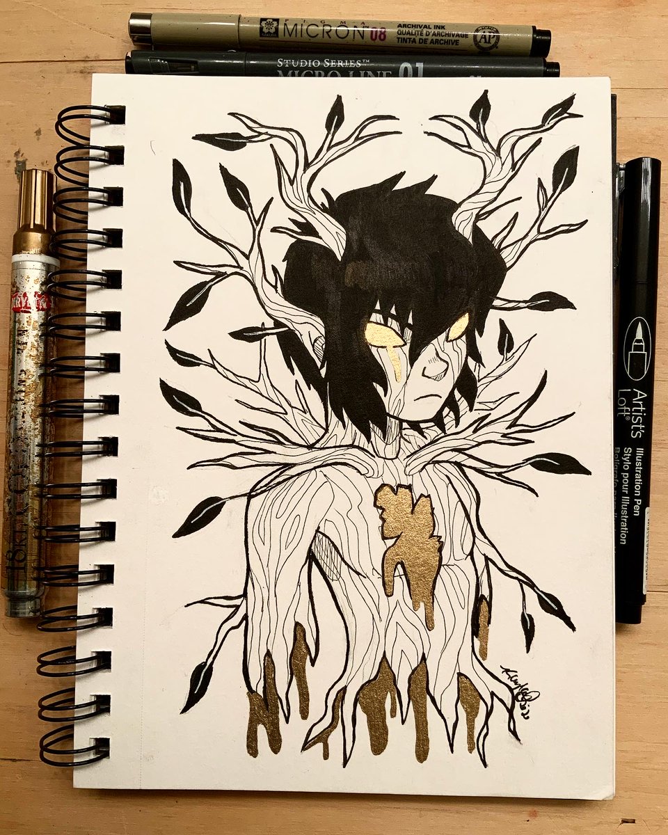 specialkayart's tweet image. Day 23 - Jubokko “Tree Child” #jubokko #treechild #treeboy #japanesemythology #mythology #mythtober #mythtobersks #Artober2020