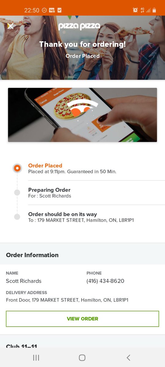 I_Karli's tweet photo. @PizzaPizzaLtd hey guys! I order our pizza like one hour ago and we stilll waiting... https://t.co/WhgDhmGmMC