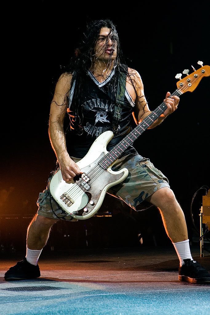 Happy Birthday Robert Trujillo bassist of the Heavy Metal band Metallica        