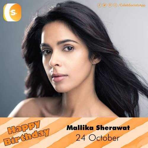#CelebSocials wishes a Very #HappyBirthday to Mallika Sherawat App : goo.gl/pZtUkb #HBDMallikaSherawat #MallikaSherawatBirthday #BirthdayMallikaSherawat #Congrats #MallikaSherawat #happybirthdayMallikaSherawat #actress @mallikasherawat