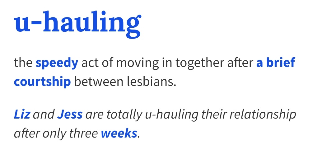Fonzy dear you haven't even heard the half of it yet. Have you heard of U-hauling? Queer women will literally go above and beyond for a partner  #PearlNextDoorEp1