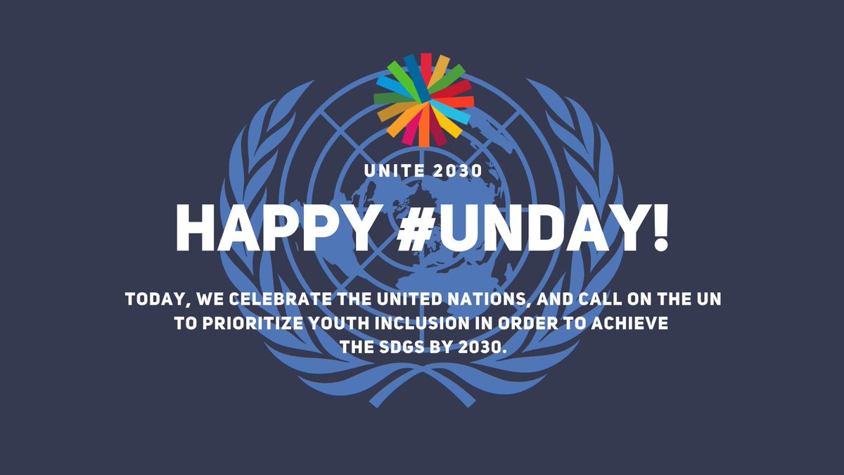Today is #UNDay! On this day, we celebrate the 75th anniversary of the UN Charter. We are still a long way from #TheWorldWeWant. 

We are launching a big campaign today at 10 am ET.  Sign up for our mailing list to be the first to hear about it.

ow.ly/rcf050C1nO6