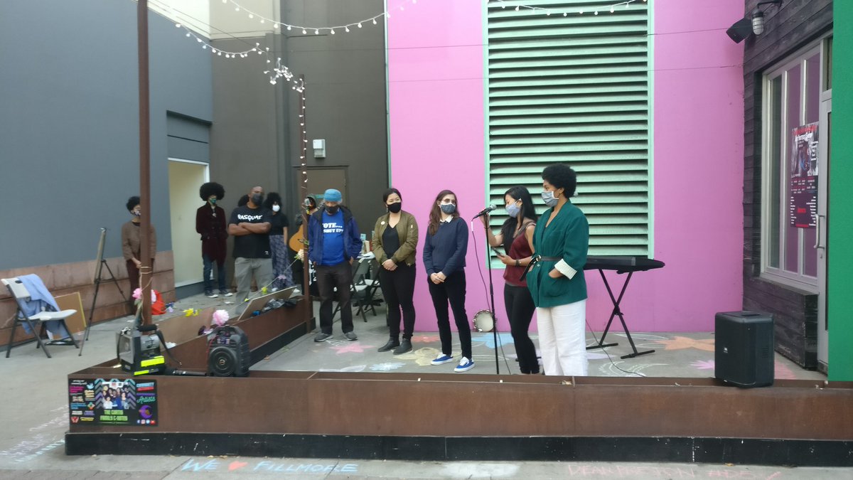 ProfVariant's tweet photo. #ConsistentResistance was an incredible event on Fillmore street today. @CCSFCollective you are making San Francisco better with intercultural solidarity. @Justice4Sean @MCattMeow @_beautynative 
Art everywhere. 1/x https://t.co/LhZe45LmHQ