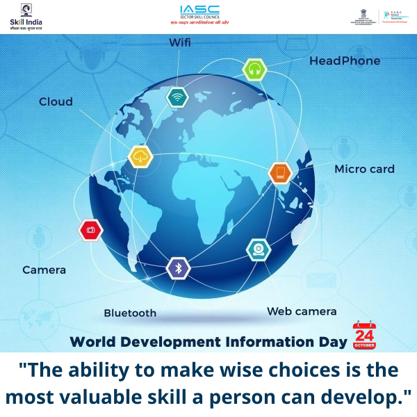 iascssc_india's tweet photo. The ability to make wise choices is the most valuable skill a person can develop.

#PMOIndia #PMOofIndia #NarendraModi #narendramodi_primeminister #AmitShah #NitinGadkari #RajnathSingh #worlddevelopmentday #devinfoday #WorldDevelopmentInformationDay #WorldBank #WorldBankGroup https://t.co/krFYWdBrzo