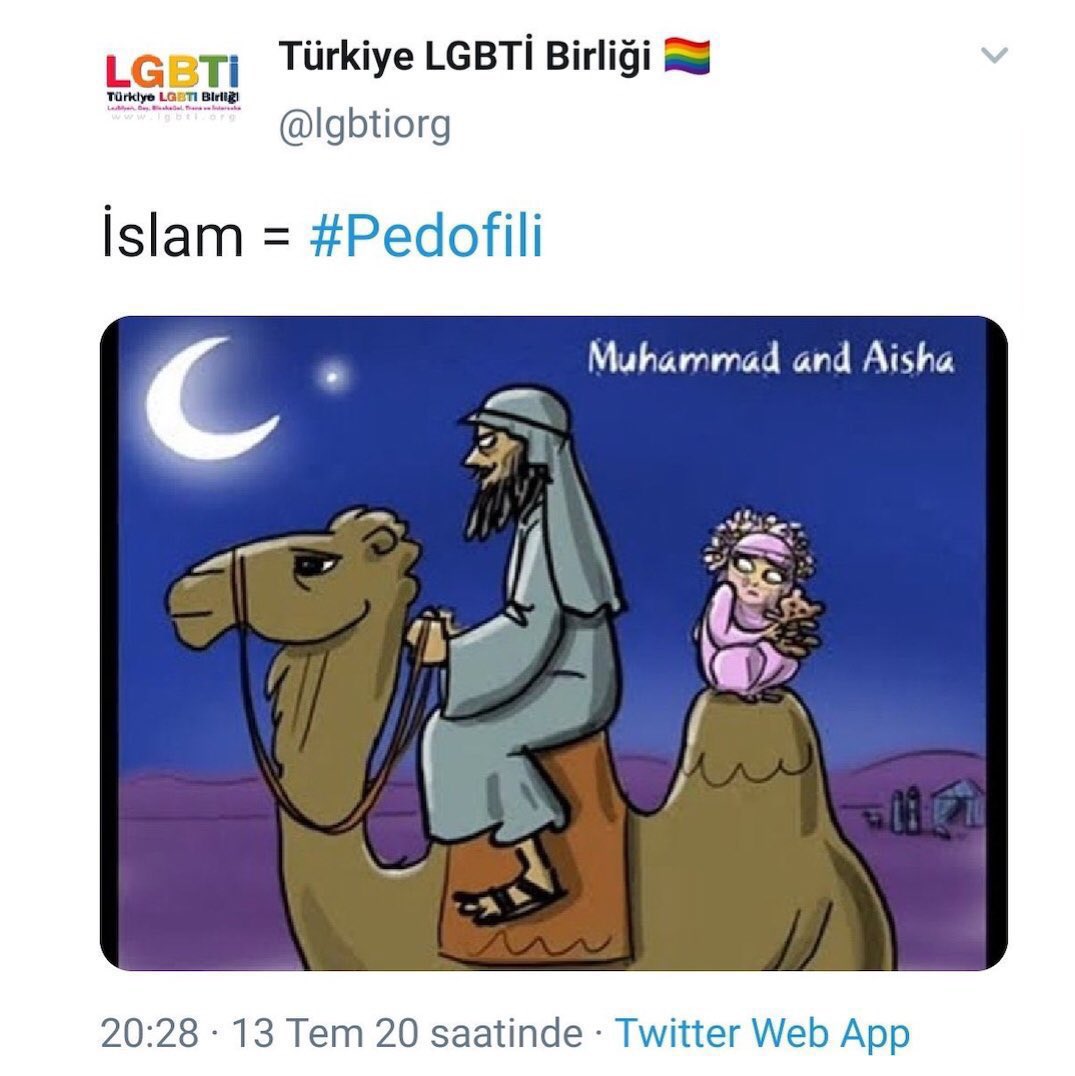 Karikatur penghinaan kepada Nabi Muhammad shallallahu 'alaihi wa sallam dan agama Islam.

Silahkan cek di mana ini terjadi; media bungkam, kampanye boikot tidak ada.

Allahul musta'an.