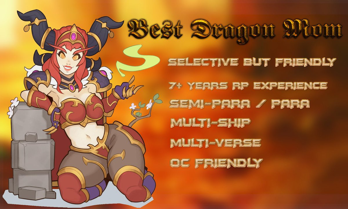 bestdragonmom's tweet photo. Pls don’t comment on pinned
🔥Aspiring Writer and Artist
🔥Seven years of experience.
🔥Detailed/Literate
🔥Semi-para/para 
🔥N/SFW
🔥Multi-ship
🔥Accepts both canon and originals.
Prefers wow characters but open to others!
Selective but DMs open for all!
Pls ���️ and 🔁 https://t.co/qni0oAyGEY