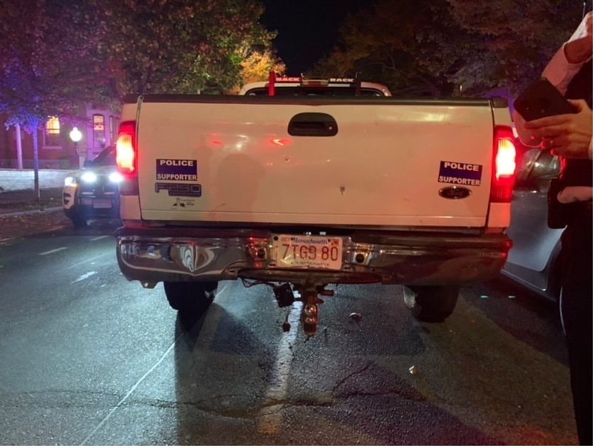 7/ Be careful if you see Jacob Oliver or his white Ford F250, Massachusetts license plates 7TGB 80, with two "Police Supporter" bumper stickers.He's on a dangerous path of radicalization, and I can't predict what he'll do in the leadup to the election.