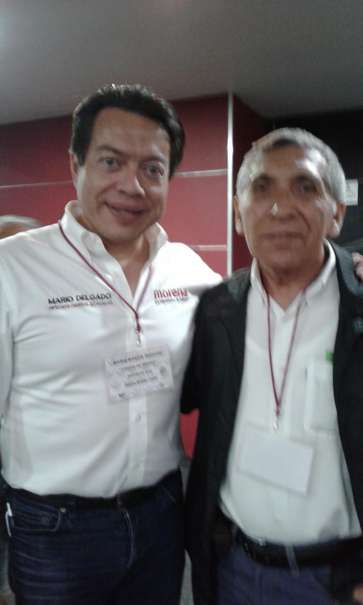 InterianLimbert's tweet photo. Hoy la #Unidad ganó en #Morena,  Felicitaciones a nuestro nuevo presidente. https://t.co/vRFzopRx2Z