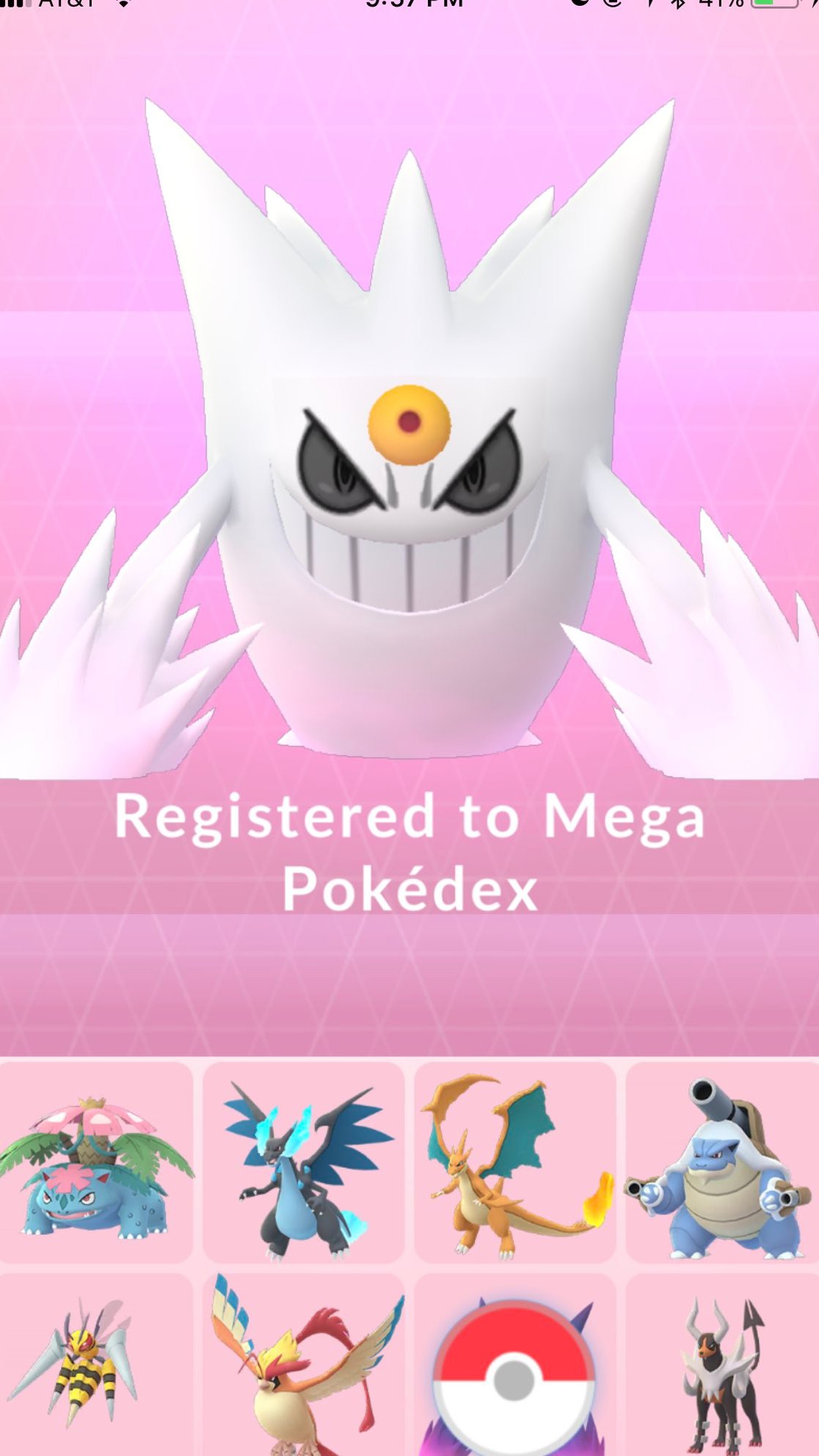 Mega Gengar, Pokédex