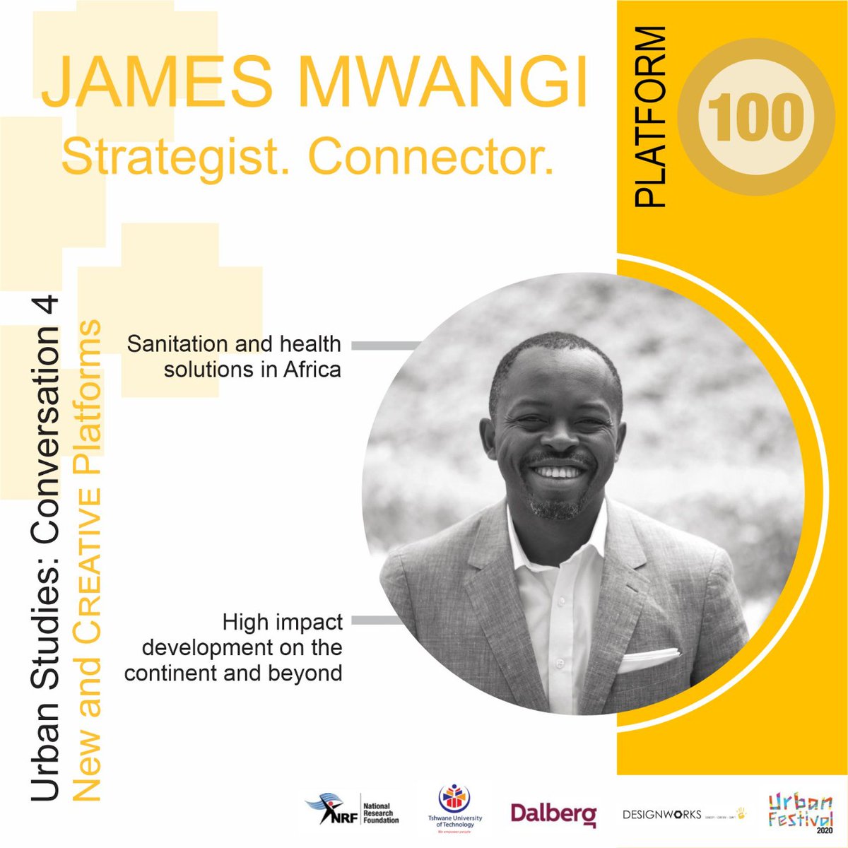 Platform_100's tweet photo. DAY 26 of #UrbanFest2020
Meet our panelist! Join us for the launch of #Platform100 at the #URBANFESTIVAL2020 hosted by the #SACitiesNetwork
#platform100 #architecture #design #designdialogue #GlobalSouth https://t.co/N8i0BD5rBR