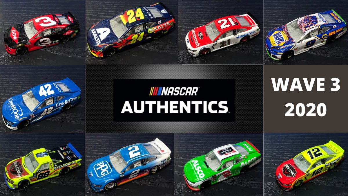 NickR42_'s tweet image. New video on my youtube channel NickR42 Wave 3 2020 #nascar #authentics diecast 1:64 scale from @Lionel_Racing link here === youtu.be/tV_xijA0n9g