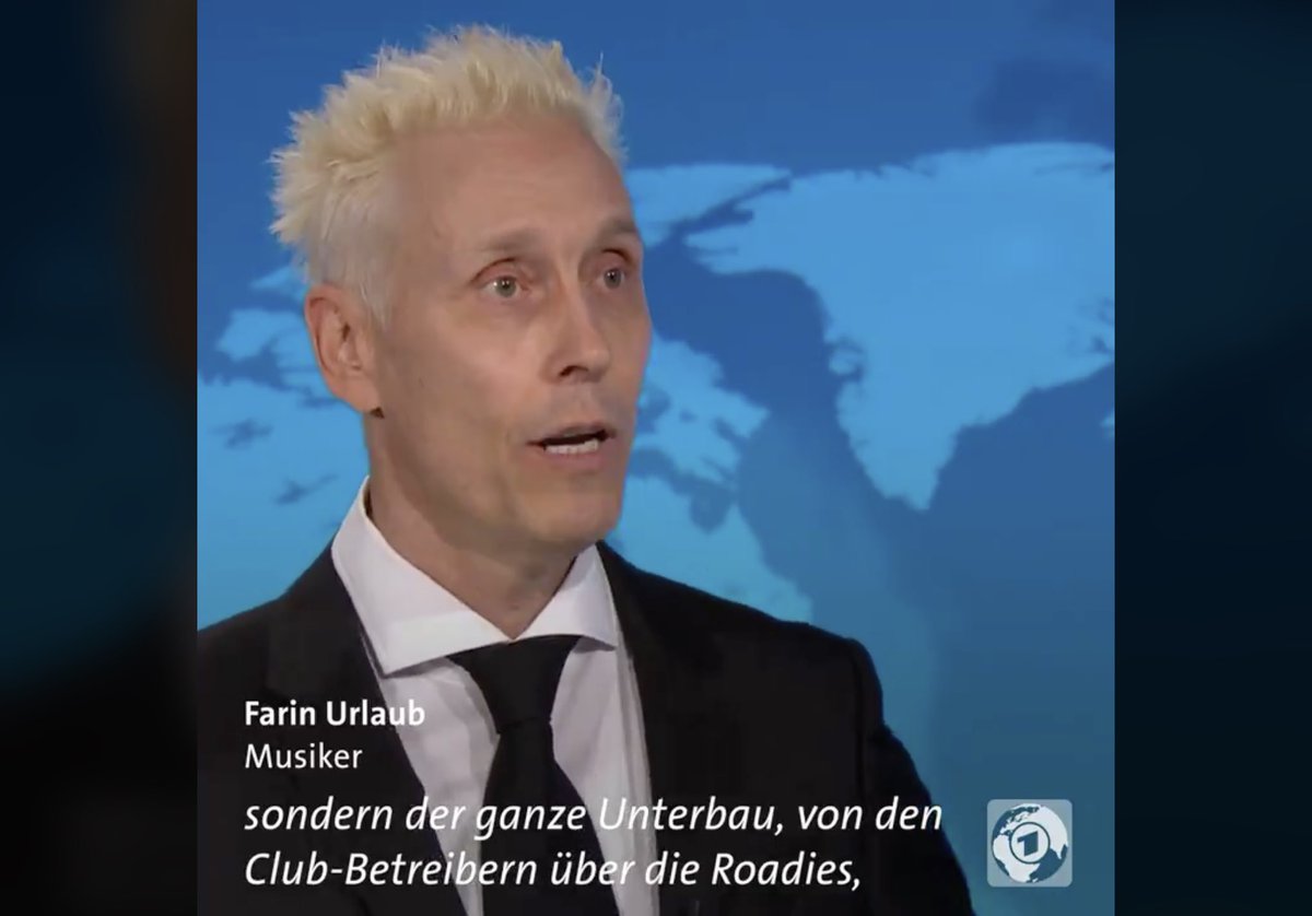 lilypap's tweet image. Manchmal sind Künstlernamen kontraproduktiv, wenn man über die Folgen von Corona sprechen will.

#DieAErzte #Tagesthemen #tagesthemenintro